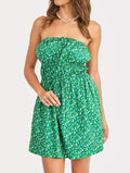 Tube Floral Mini Dress